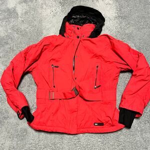Killy Coat Womens 14 Smart System Recco Rescue System Red Belted **